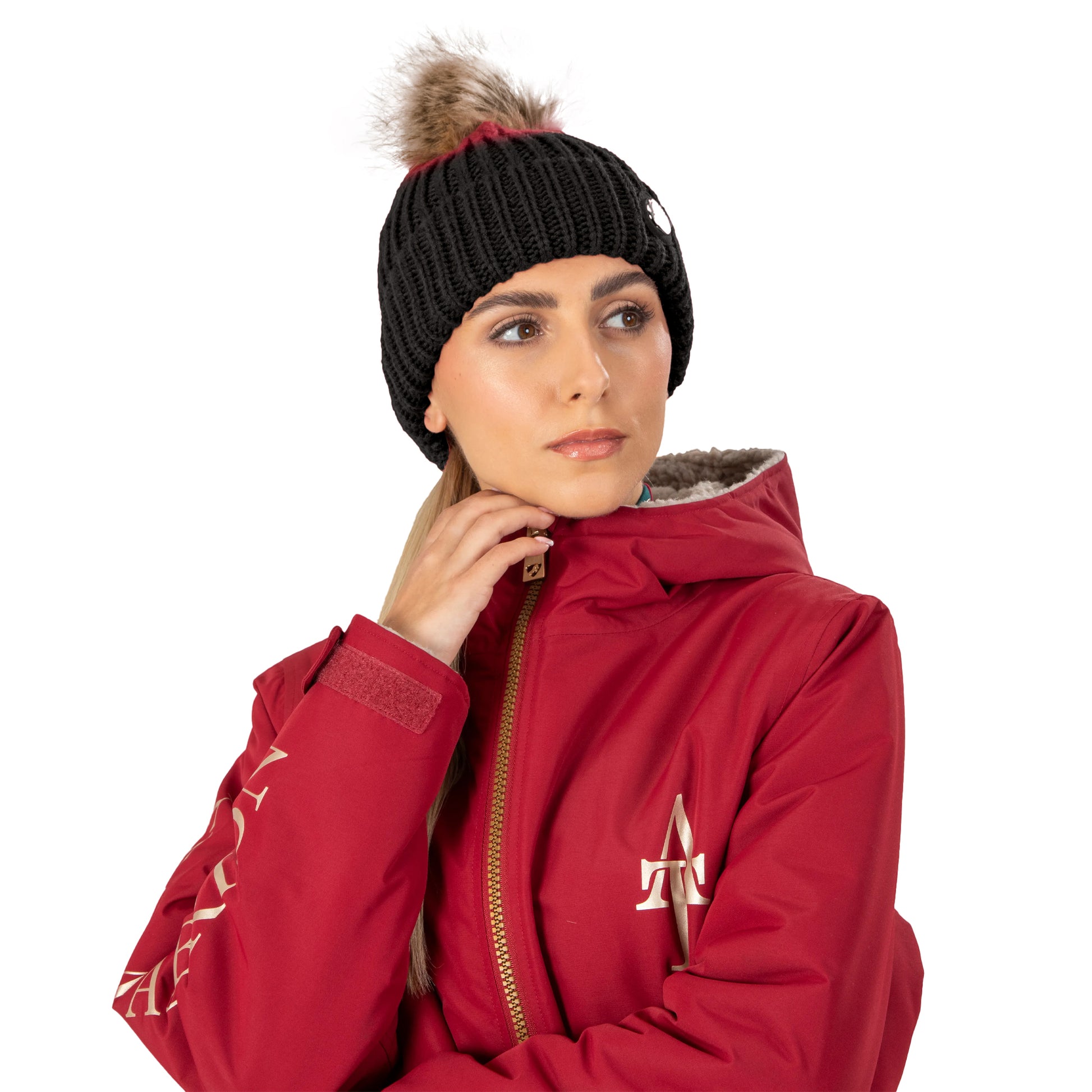 Black - Back - Aubrion Team Winter Hat