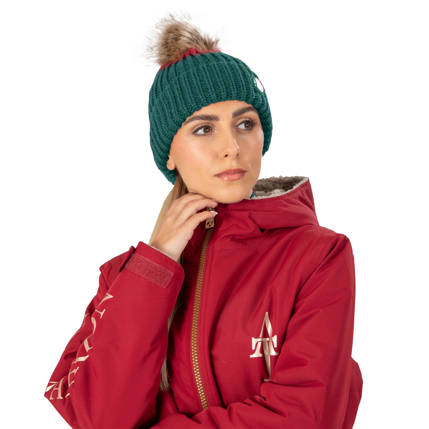 Green - Back - Aubrion Team Winter Hat