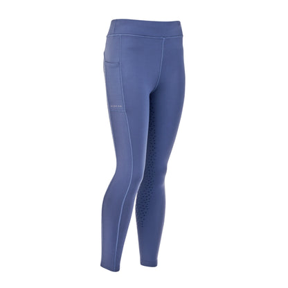 Blue - Front - Aubrion Childrens-Kids Shield Horse Riding Tights