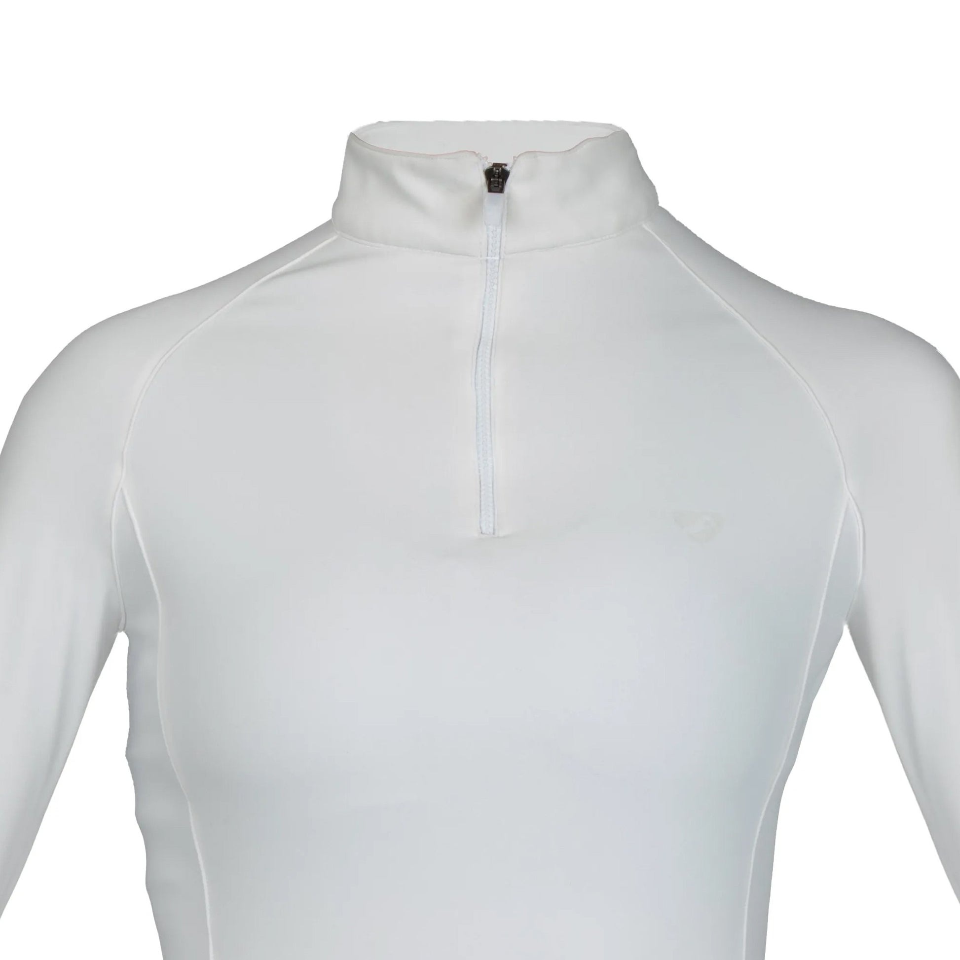 White - Back - Aubrion Womens-Ladies Eltar Quarter Zip Base Layer Top
