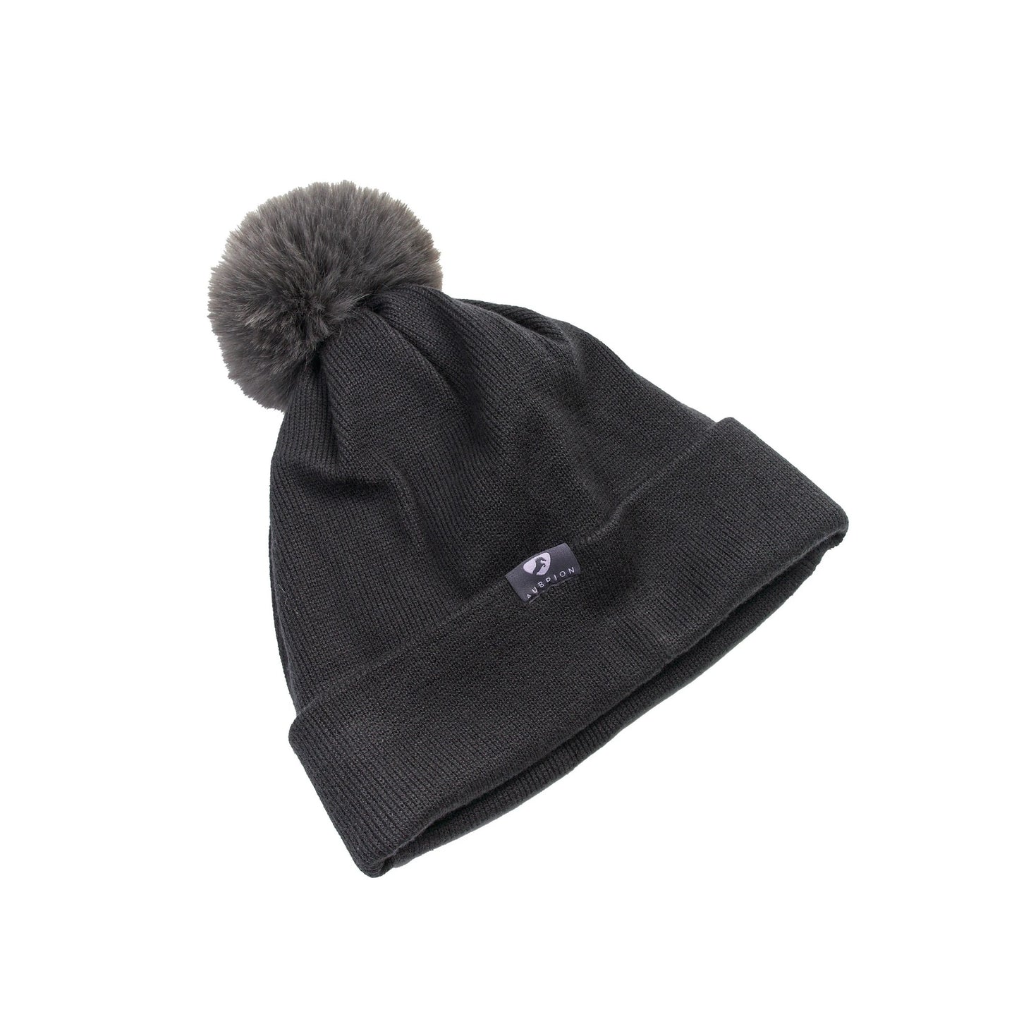 Charcoal - Front - Aubrion Bobble Fleece Lined Hat
