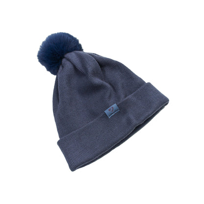 Blue - Front - Aubrion Bobble Fleece Lined Hat