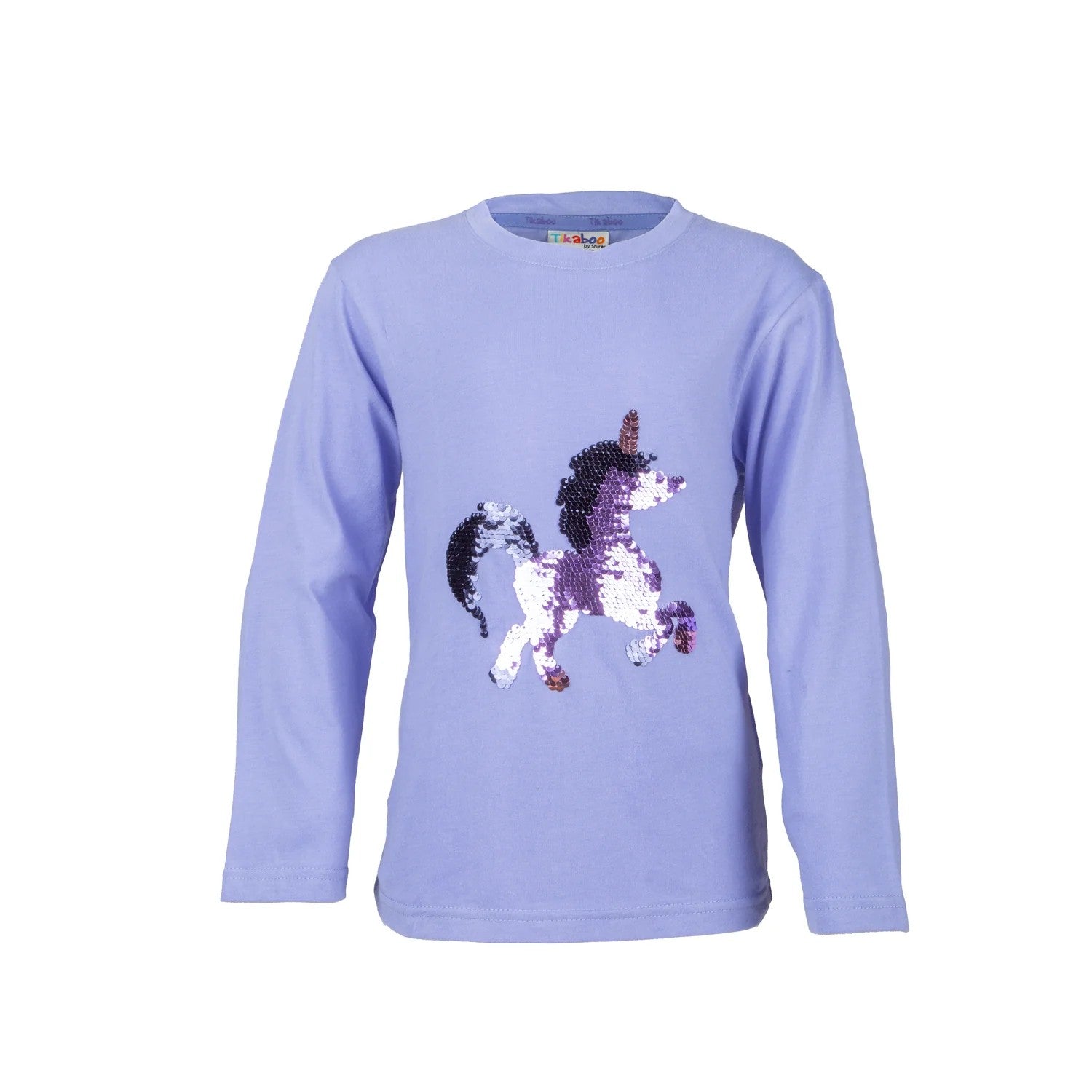 Purple - Front - Tikaboo Childrens-Kids Unicorn T-Shirt