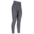 Grey - Front - Aubrion Girls Eltar Horse Riding Tights
