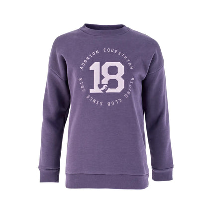 Purple - Front - Aubrion Childrens-Kids Serene Sweatshirt