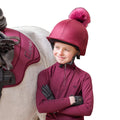 Black Cherry - Back - Aubrion Girls Eltar Base Layer Top