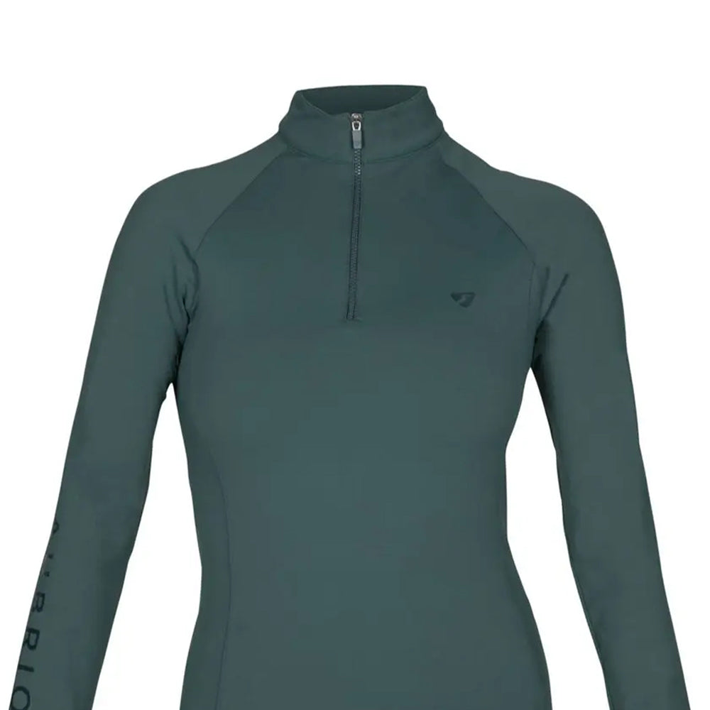 Green - Back - Aubrion Girls Eltar Base Layer Top