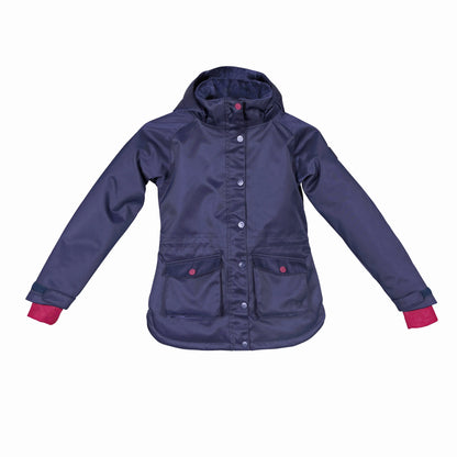 Blue - Front - Aubrion Girls Palisade Young Rider Coat