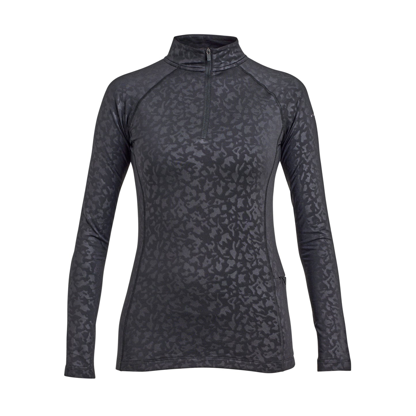 Charcoal - Front - Aubrion Womens-Ladies Revive Winter Base Layer Top