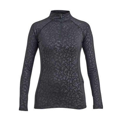 Charcoal - Front - Aubrion Womens-Ladies Revive Winter Base Layer Top