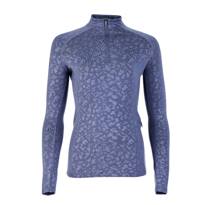Blue - Front - Aubrion Womens-Ladies Revive Winter Base Layer Top