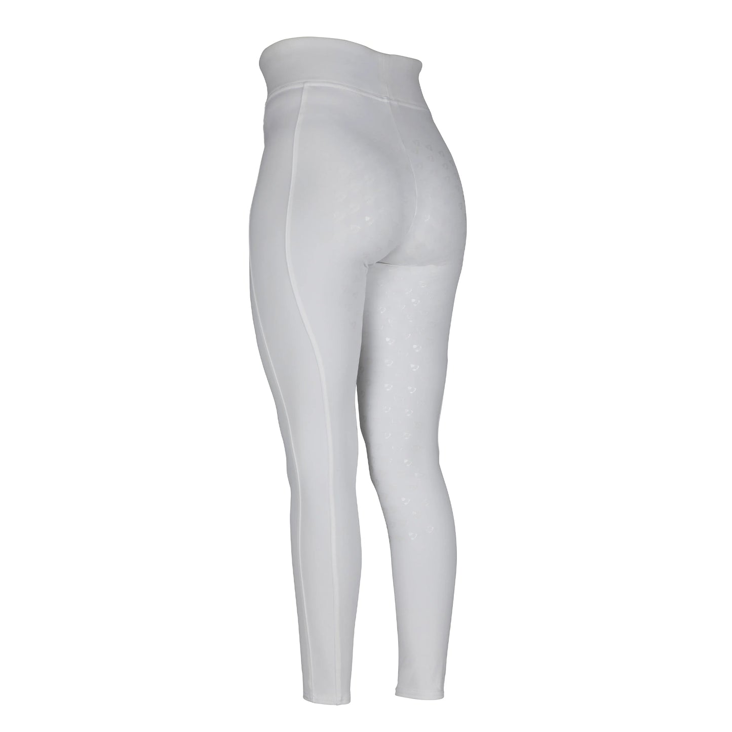 White - Back - Aubrion Womens-Ladies Eltar Horse Riding Tights