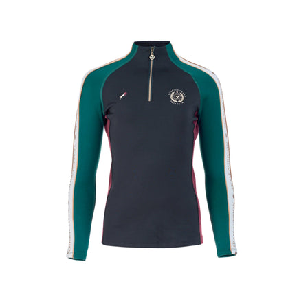 Green - Front - Aubrion Childrens-Kids Team Base Layer Top