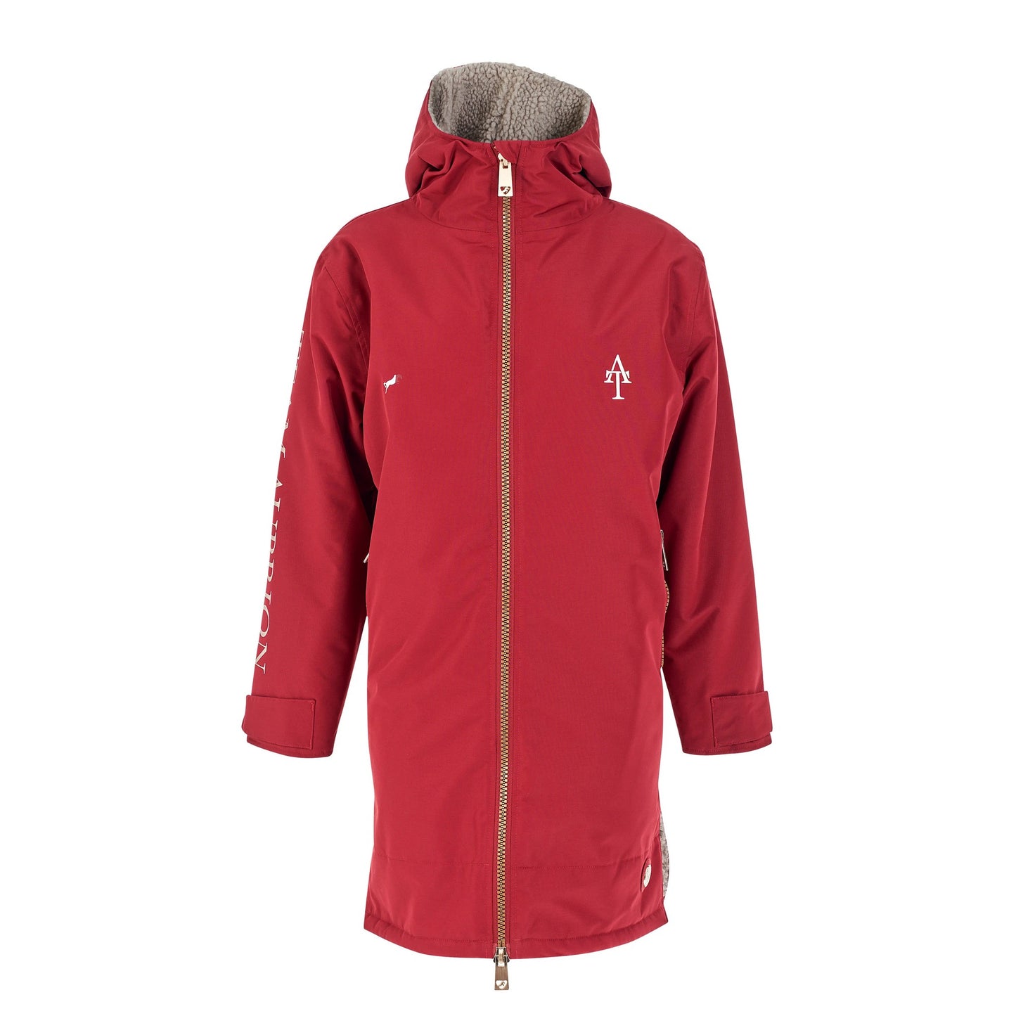Red - Front - Aubrion Childrens-Kids Team Raincoat