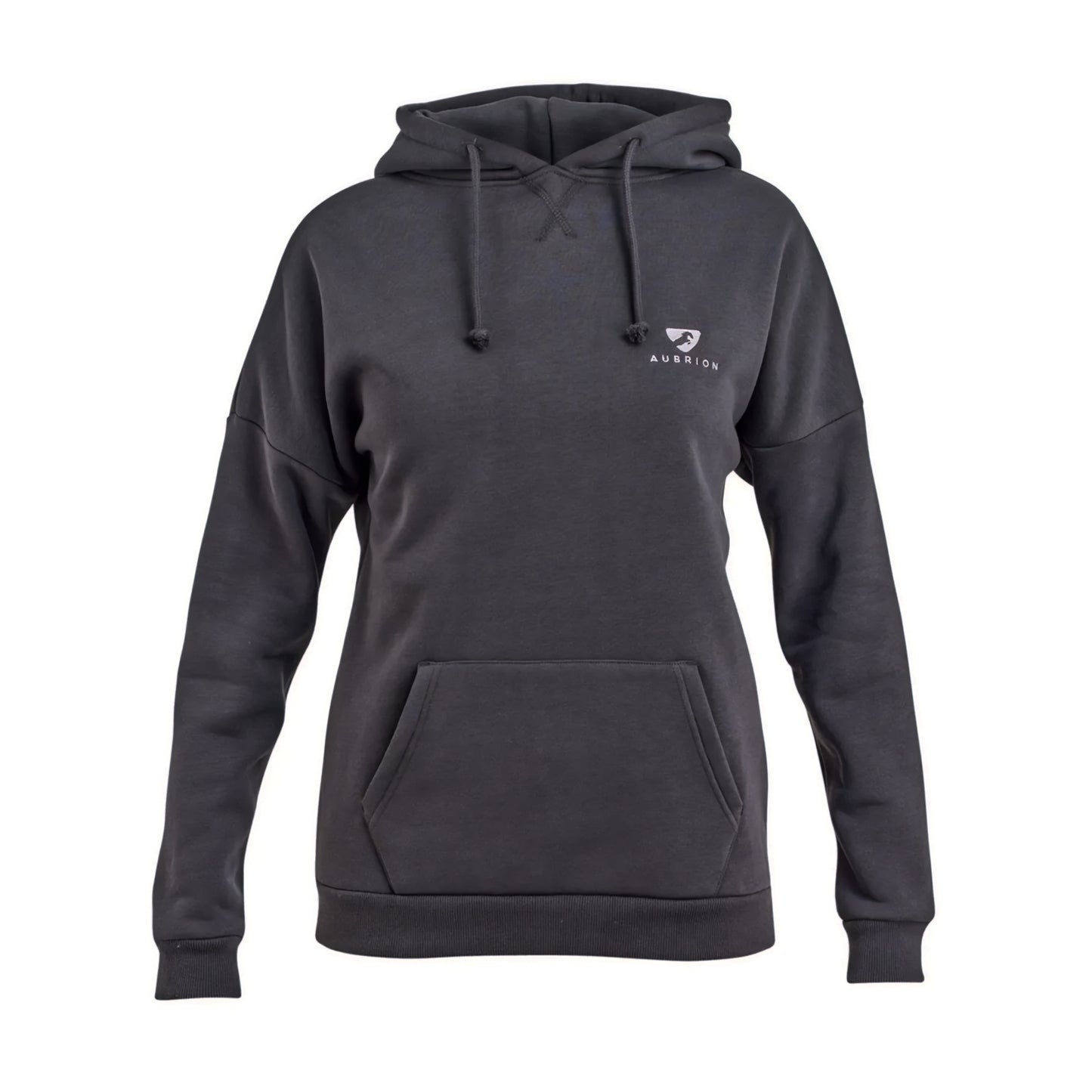 Charcoal - Front - Aubrion Womens-Ladies Serene Logo Hoodie