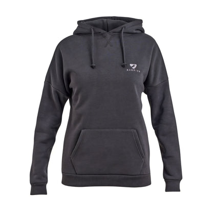 Charcoal - Front - Aubrion Womens-Ladies Serene Logo Hoodie