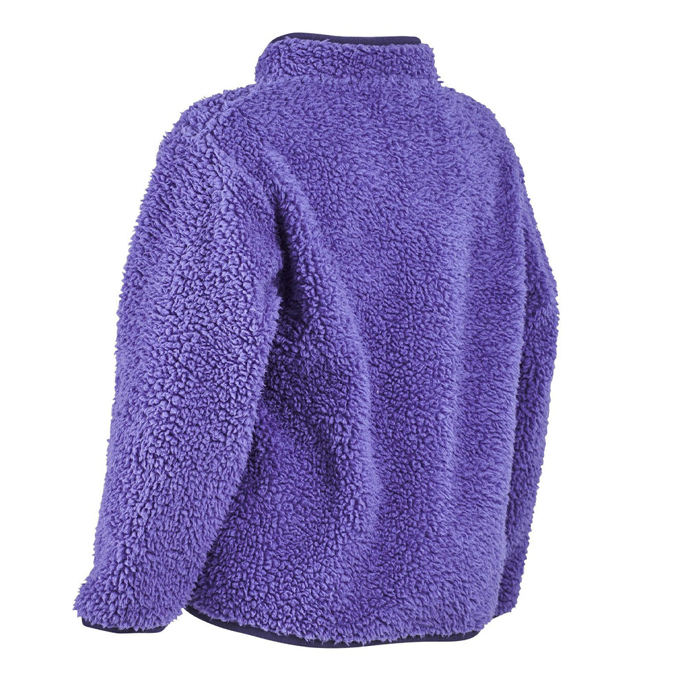 Purple - Back - Tikaboo Childrens-Kids Unicorn Fleece Jacket