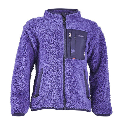 Purple - Front - Tikaboo Childrens-Kids Unicorn Fleece Jacket