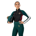 Green - Back - Aubrion Womens-Ladies Team Winter Base Layer Top