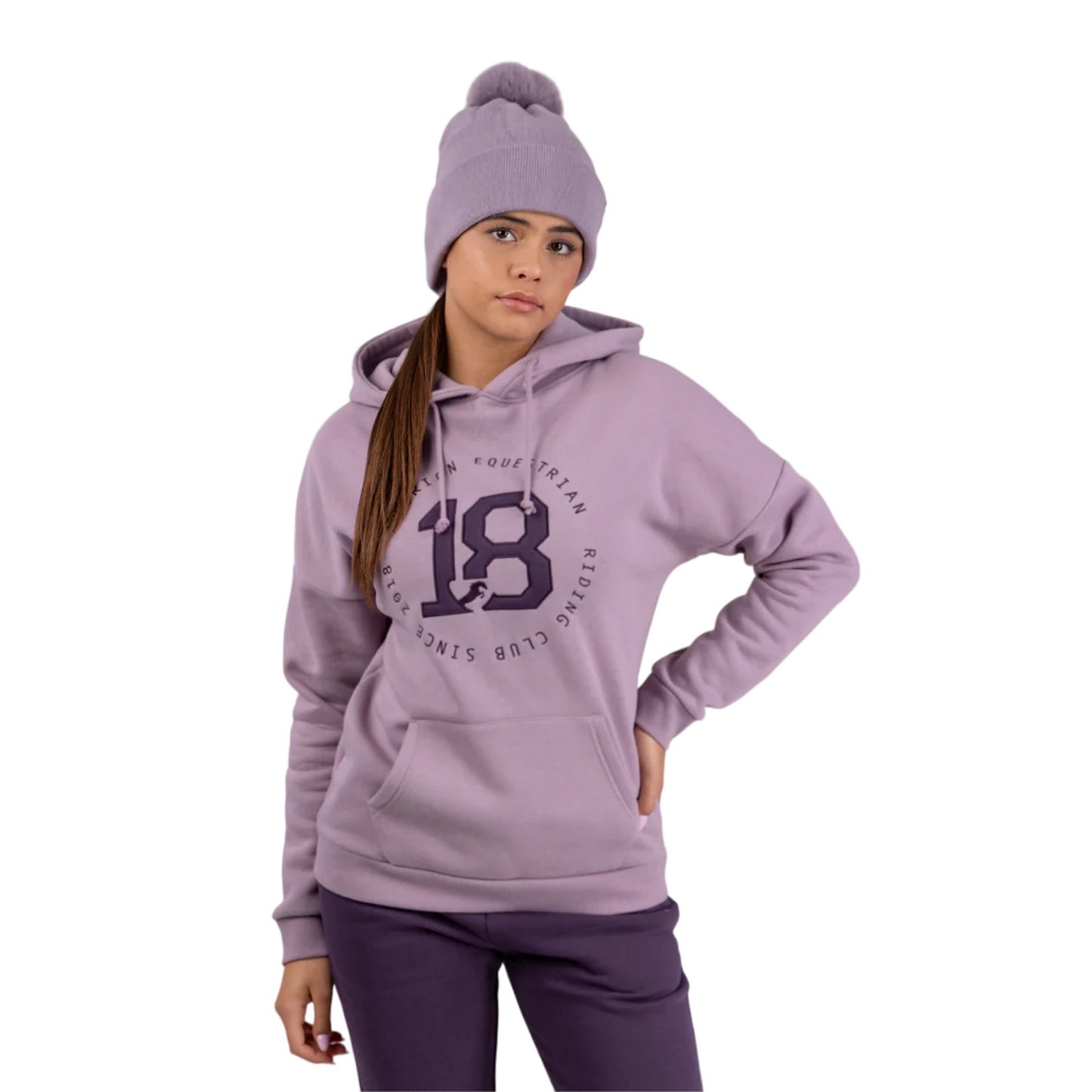 Mauve - Side - Aubrion Womens-Ladies Serene Hoodie