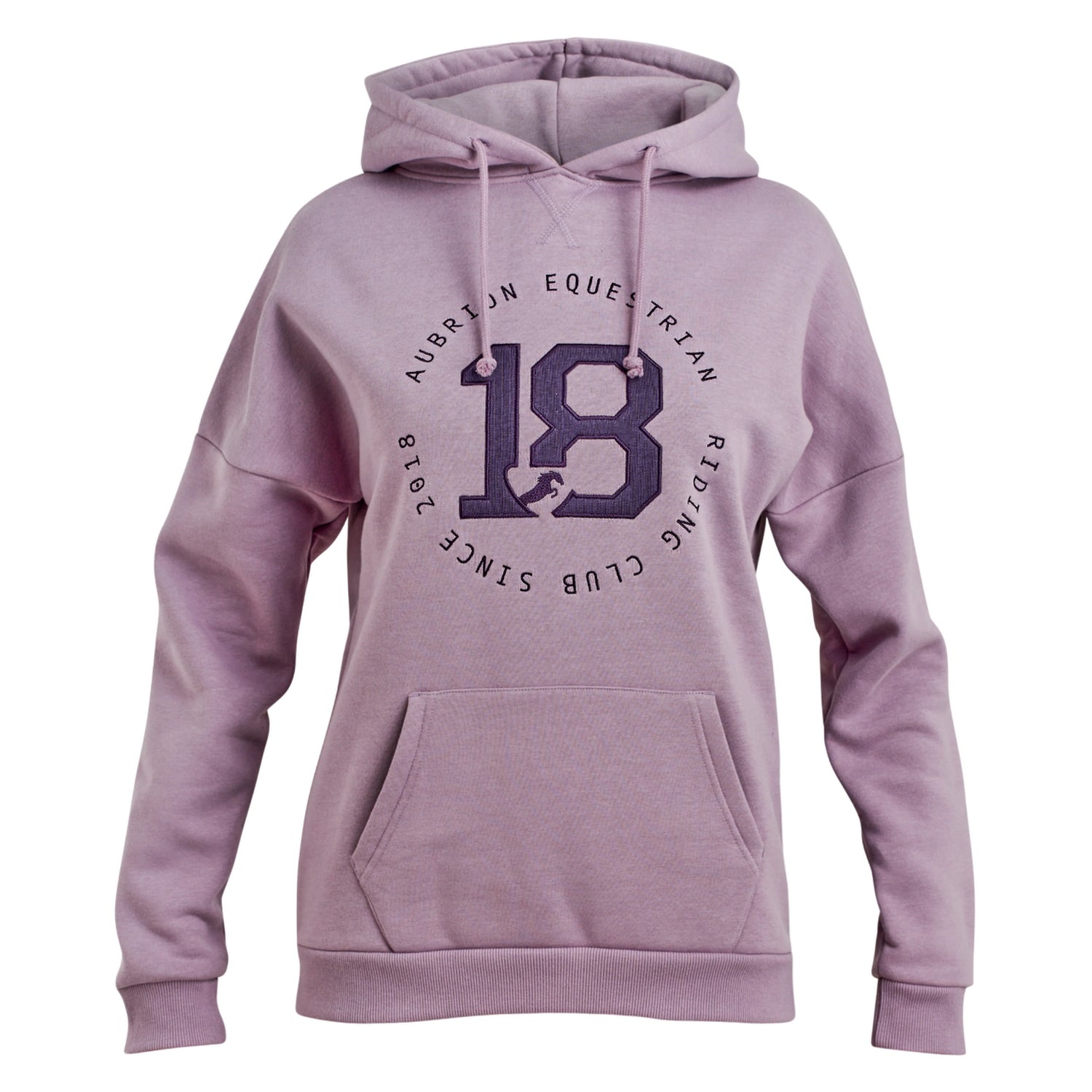 Mauve - Front - Aubrion Womens-Ladies Serene Hoodie