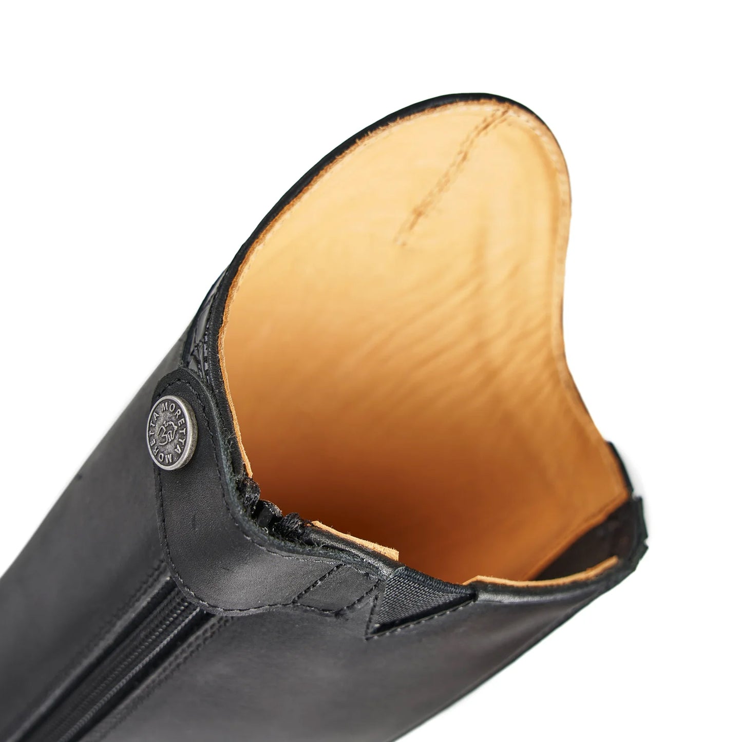 Black - Lifestyle - Moretta Womens-Ladies Vercelli Leather Tall Country Boots