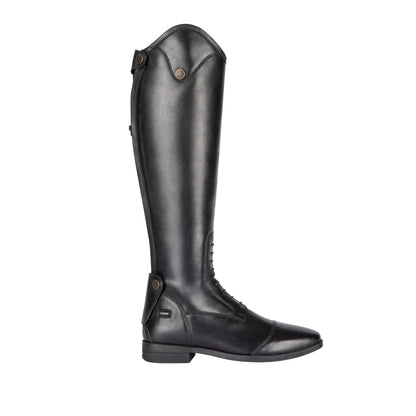 Black - Lifestyle - Moretta Womens-Ladies Ortona Leather Short Riding Boots