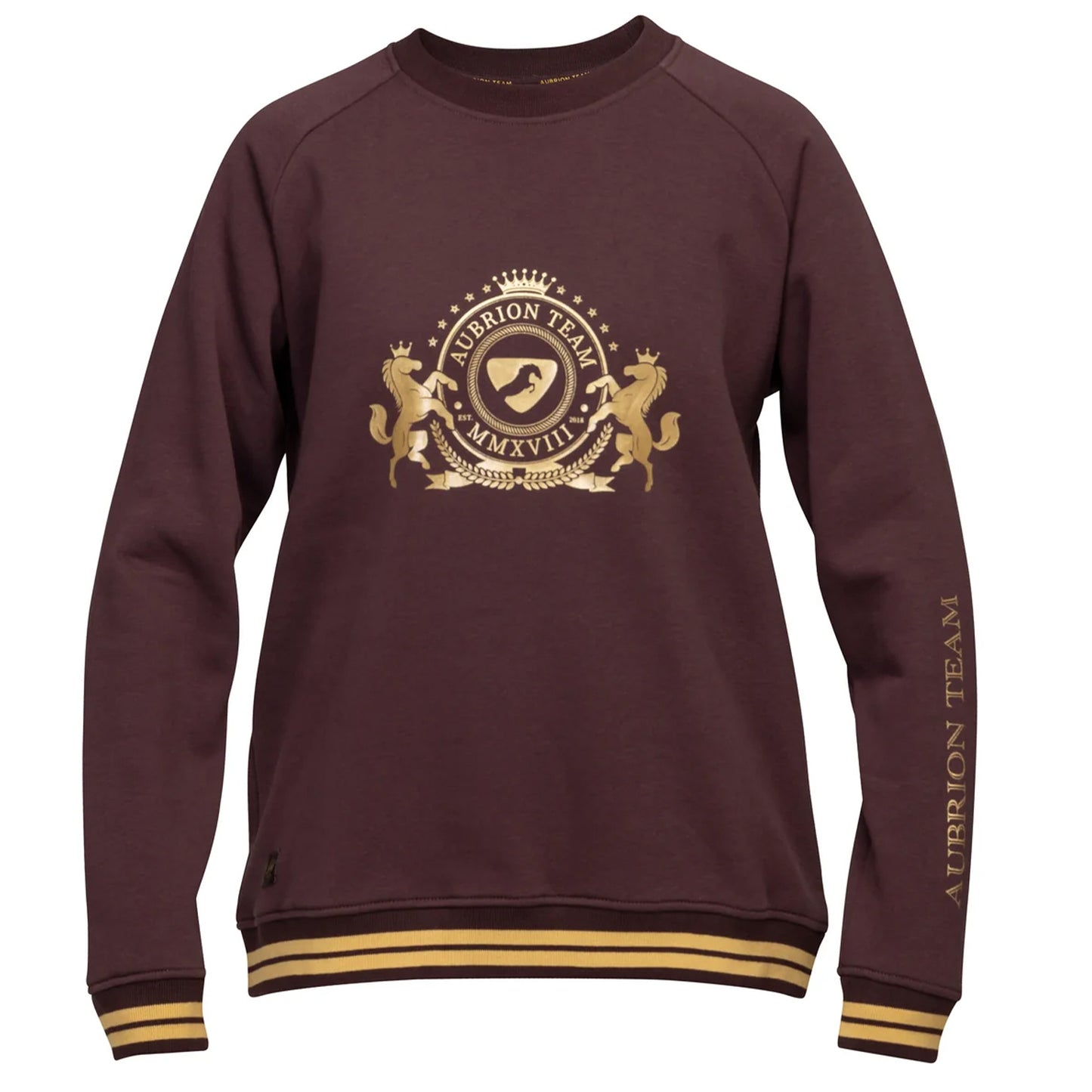 Umber - Front - Aubrion Childrens-Kids Team Sweatshirt