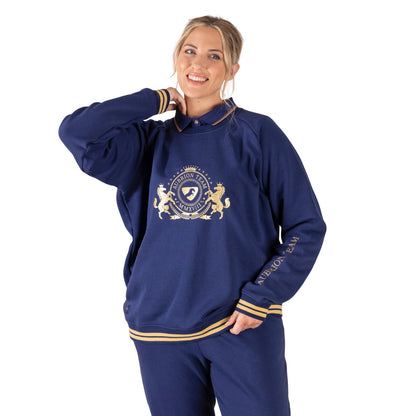 Midnight - Front - Aubrion Womens-Ladies Team Sweatshirt