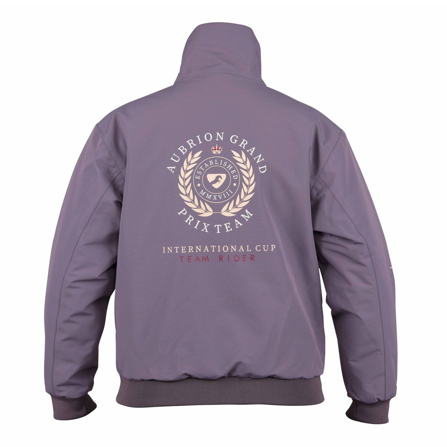 Grey - Back - Aubrion Womens-Ladies Team Jacket