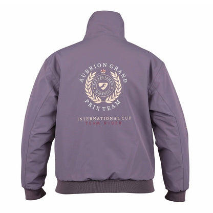 Grey - Back - Aubrion Womens-Ladies Team Jacket
