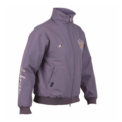 Grey - Side - Aubrion Womens-Ladies Team Jacket