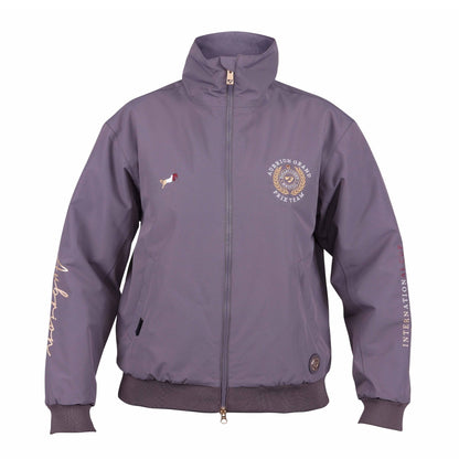Grey - Front - Aubrion Womens-Ladies Team Jacket