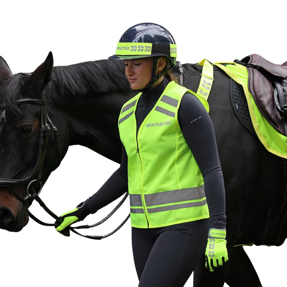 Yellow - Lifestyle - Equi-Flector Unisex Adult Safety Vest