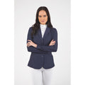 Navy - Back - Aubrion Womens-Ladies Goldhawk Show Jumping Jacket