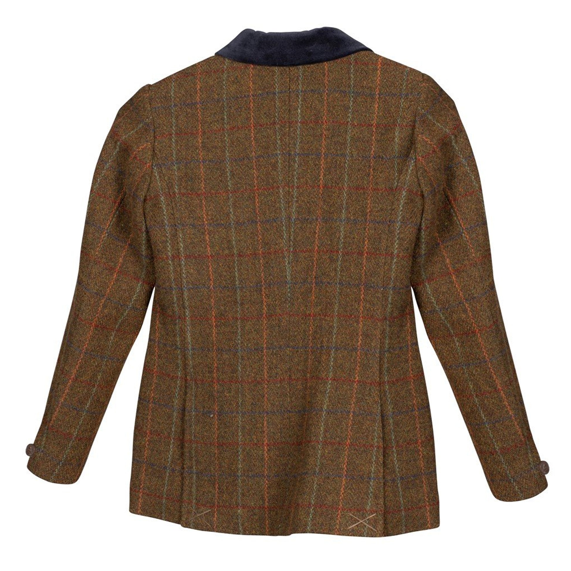 Rust - Back - Aubrion Womens-Ladies Saratoga Show Jumping Jacket