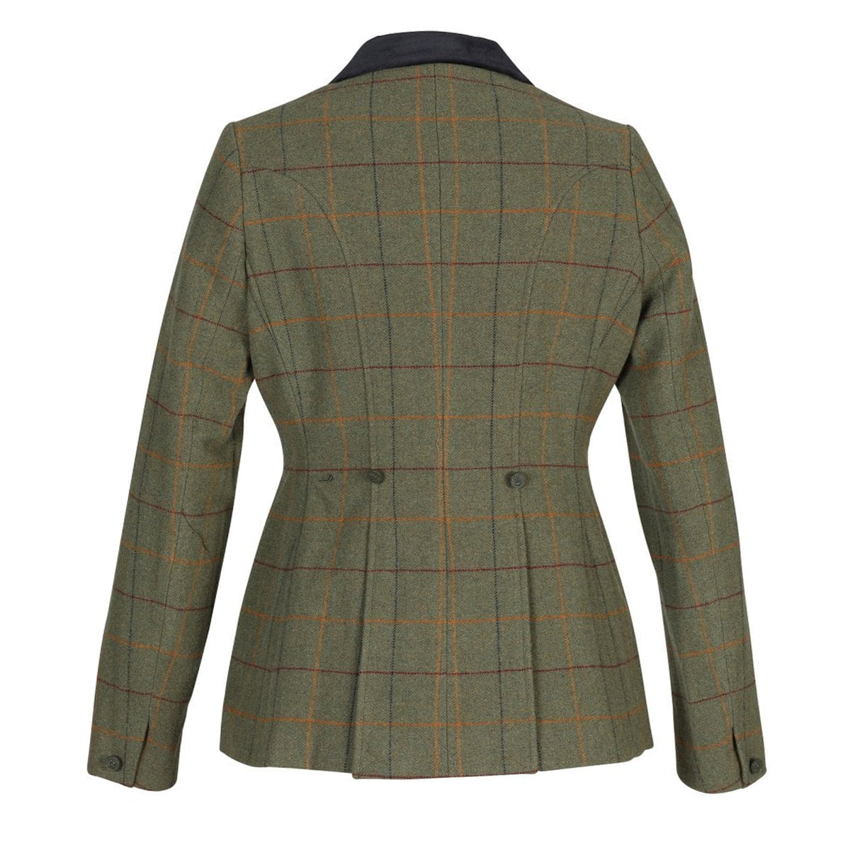 Red-Yellow-Blue - Back - Aubrion Womens-Ladies Saratoga Show Jumping Jacket
