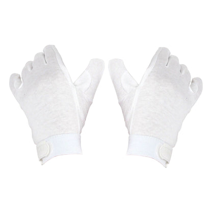 White - Back - Shires Unisex Adult Newbury Gloves