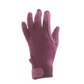 Purple - Side - Shires Unisex Adult Newbury Gloves