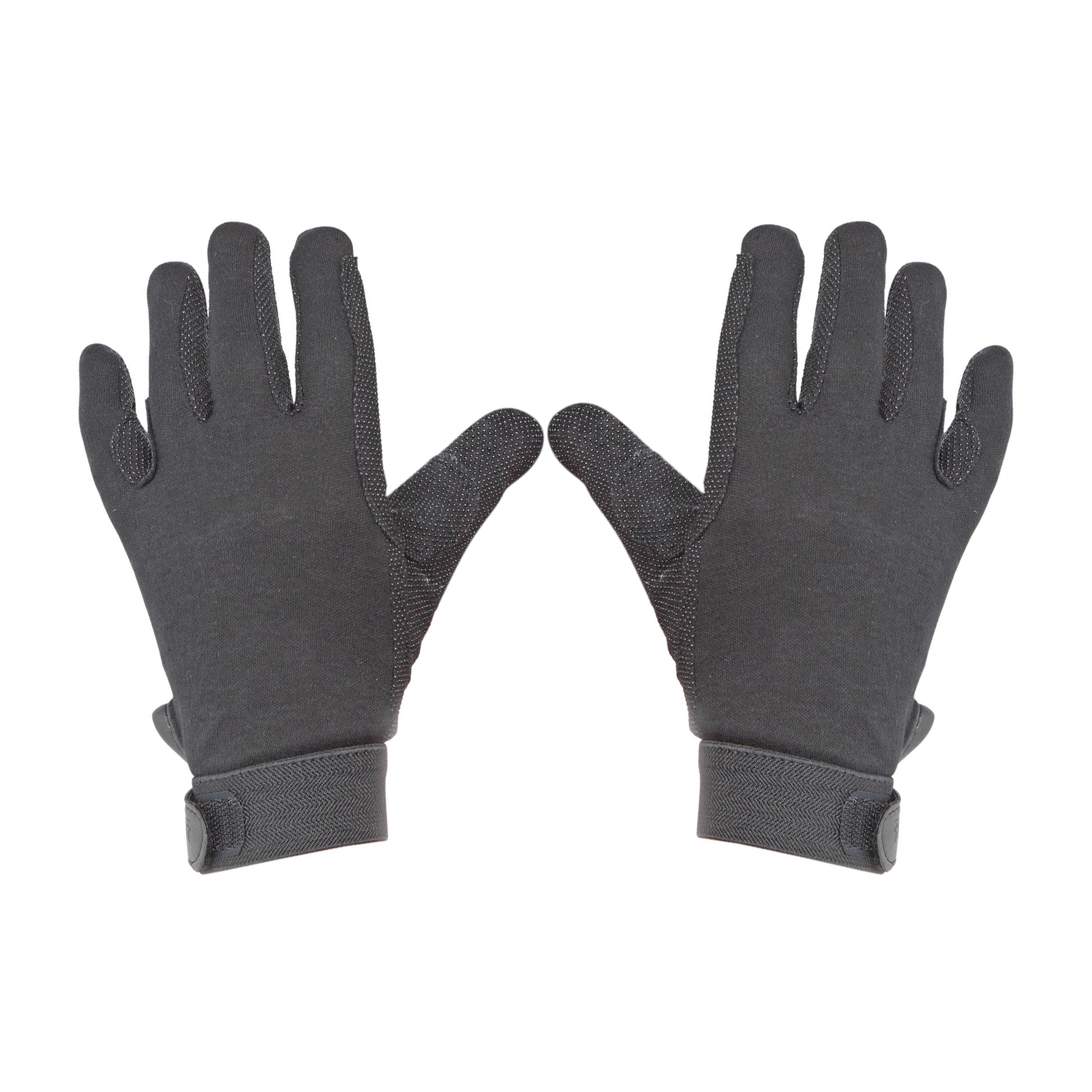Black - Back - Shires Unisex Adult Newbury Gloves