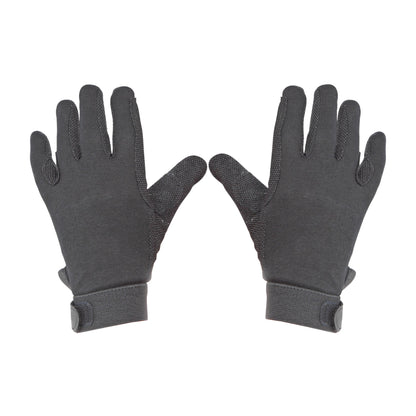 Black - Back - Shires Unisex Adult Newbury Gloves