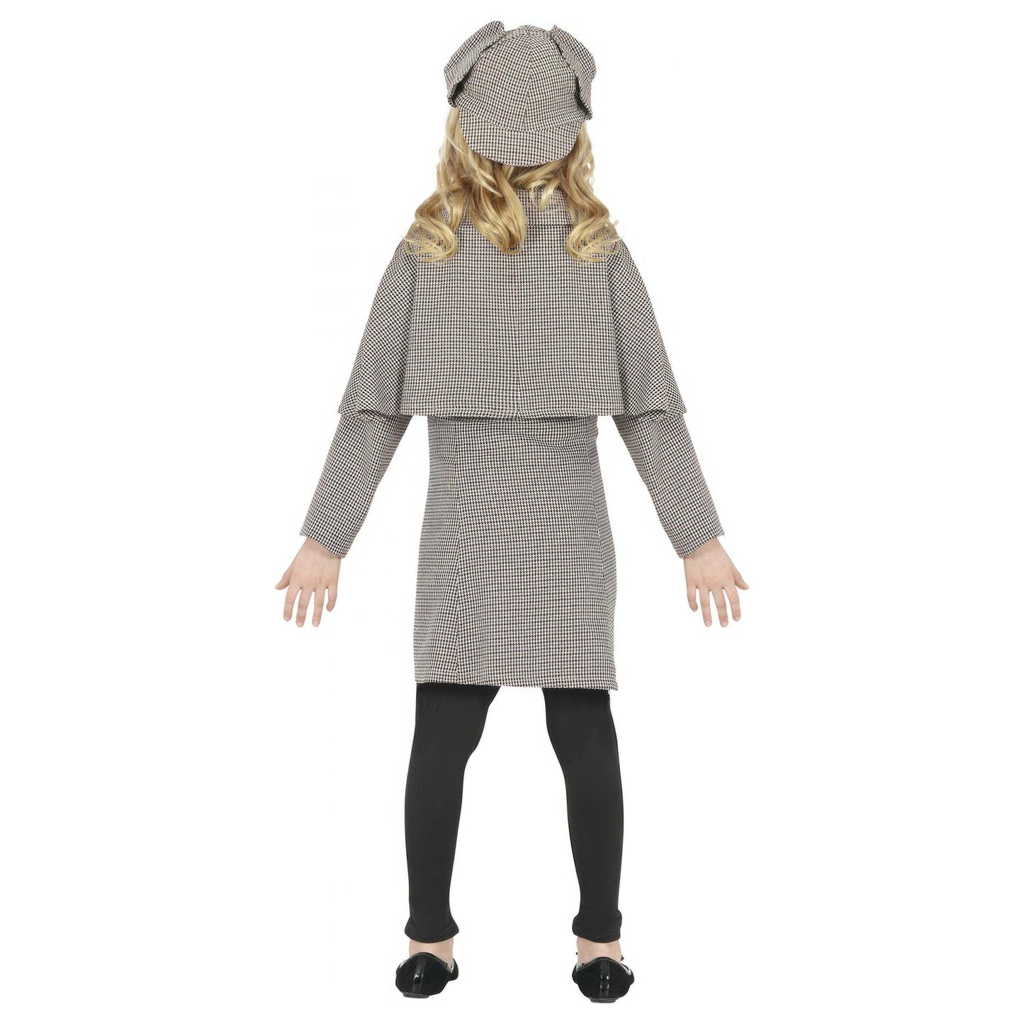 Grey - Back - Fiestas Guirca Childrens-Kids Detective Costume Set