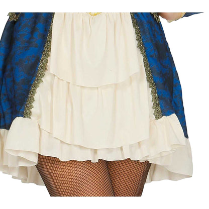 Beige-Blue - Pack Shot - Fiestas Guirca Womens-Ladies Luxury Pirate Costume Set