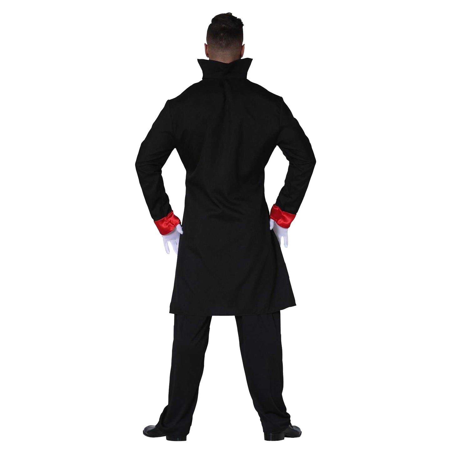 Black-Red - Back - Fiestas Guirca Mens Vampire Costume Set