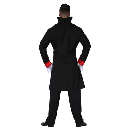 Black-Red - Back - Fiestas Guirca Mens Vampire Costume Set