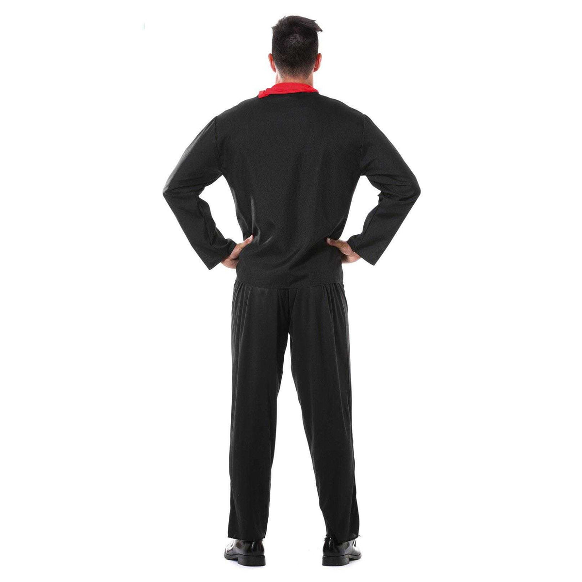 Black-Red-White - Back - Fiestas Guirca Mexican Skeleton Costume Set