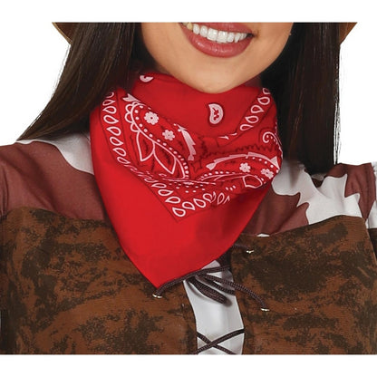 Brown-White - Lifestyle - Fiestas Guirca Womens-Ladies Cowboy Costume Set