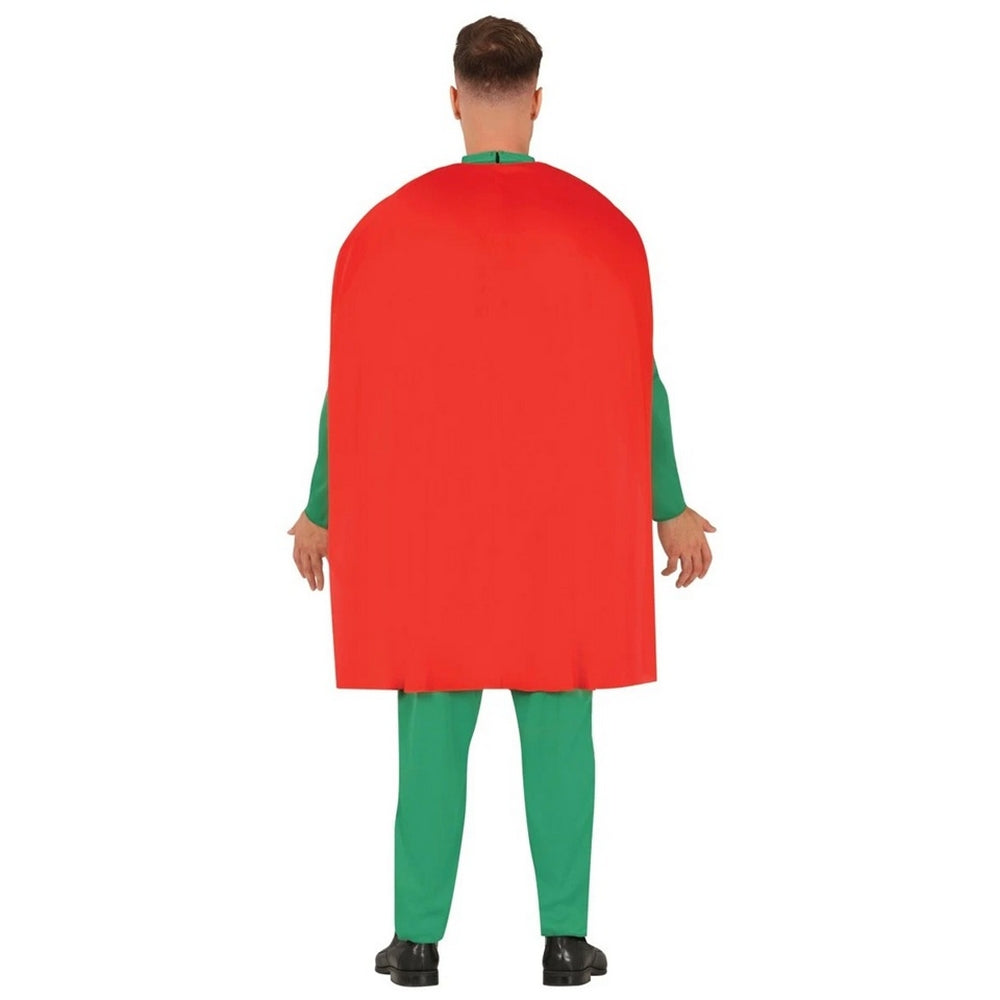 Green-Red - Back - Fiestas Guirca Mens Beerman Hero Costume