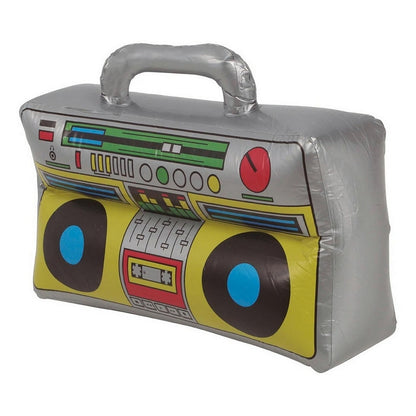 Silver-Multicoloured - Back - Fiestas Guirca Radio Inflatable