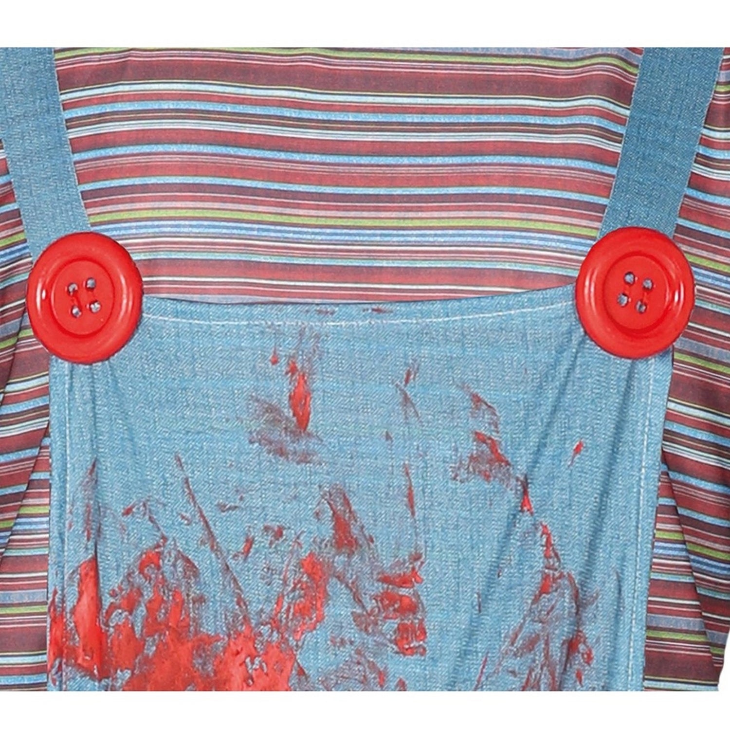 Blue-Multicoloured - Back - Fiestas Guirca Teen Boys Creepy Doll Costume